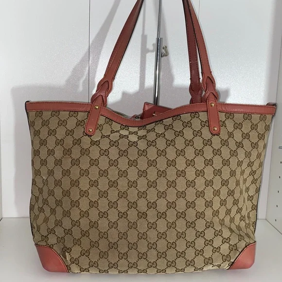 Authentic Rare Gucci GG Tote Bag - Picture 6 of 17